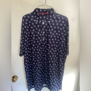 Johnnie-O, UGA, size large dress polo. Very lightweight and comfortable.